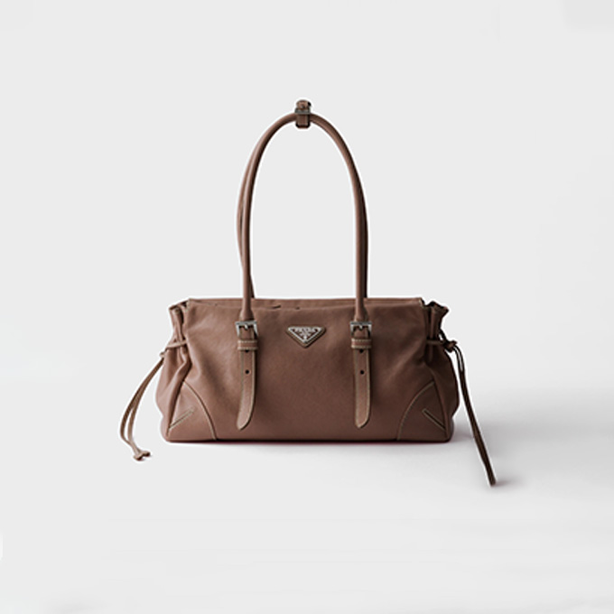 prada bonnie medium vintage leather tote bag #1bg628